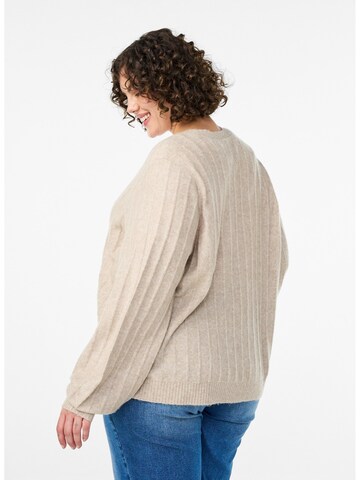 Zizzi Kampsun 'Cavista', värv beež