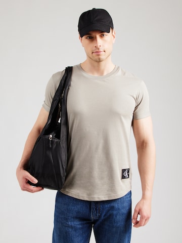 Calvin Klein Jeans Póló - bézs: elől
