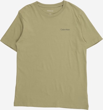Calvin Klein Jeans Футболка в Зеленый: спереди