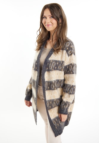 usha FESTIVAL Knit cardigan in Grey: front