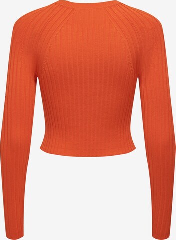 ONLY Sweter 'Meddi' w kolorze pomarańczowy