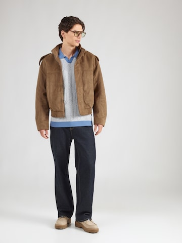 Jack & Jones Premium Pullover 'JPRBLUBLAKE' in Beige