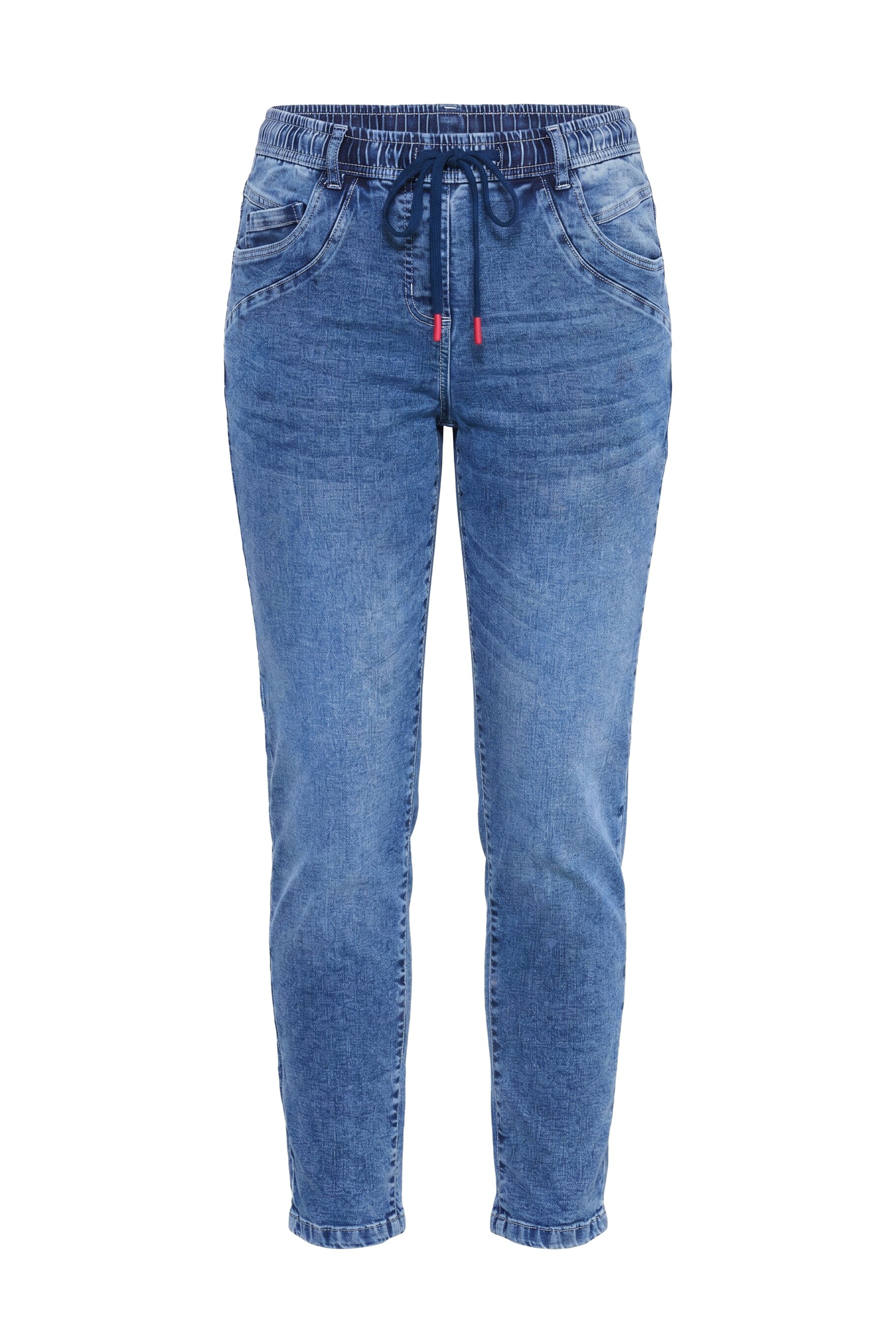 LAURASØN Skinny Jeans in Blue: front