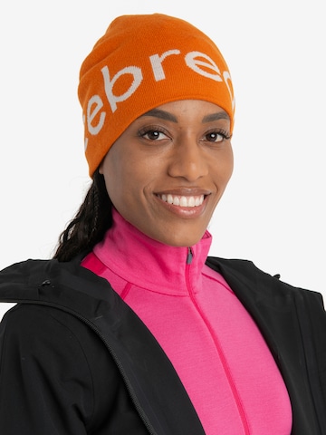 ICEBREAKER Beanie in Orange