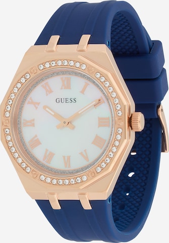 mėlyna GUESS Analoginis (įprasto dizaino) laikrodis: priekis