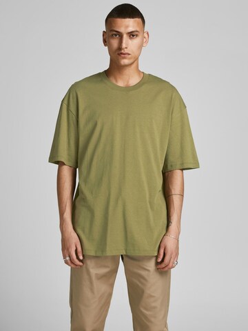 JACK & JONES Bluser & t-shirts 'Brink' i grøn: forside