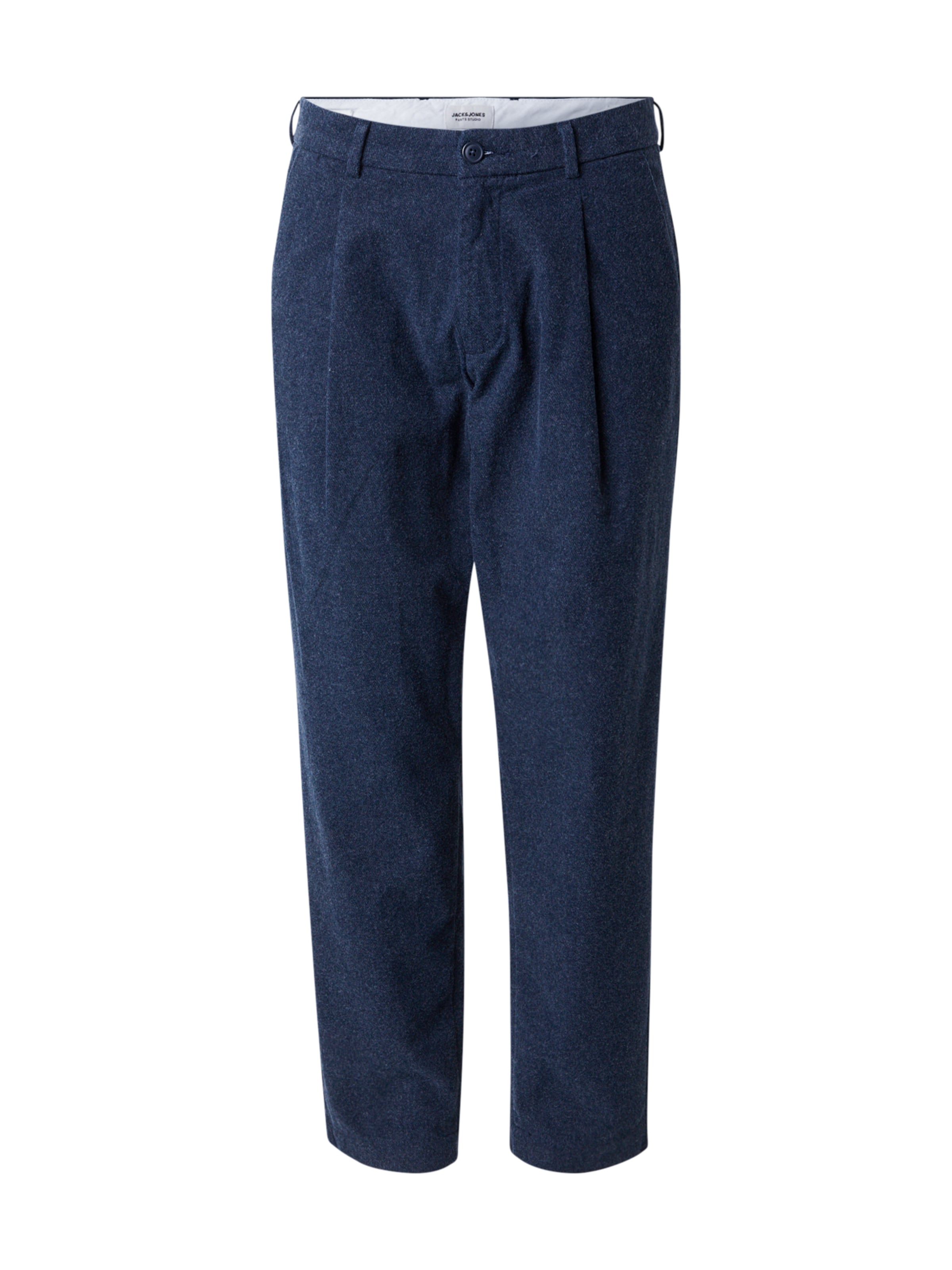 Tapered Pantaloni con pieghe di JACK & JONES in grigio: frontale