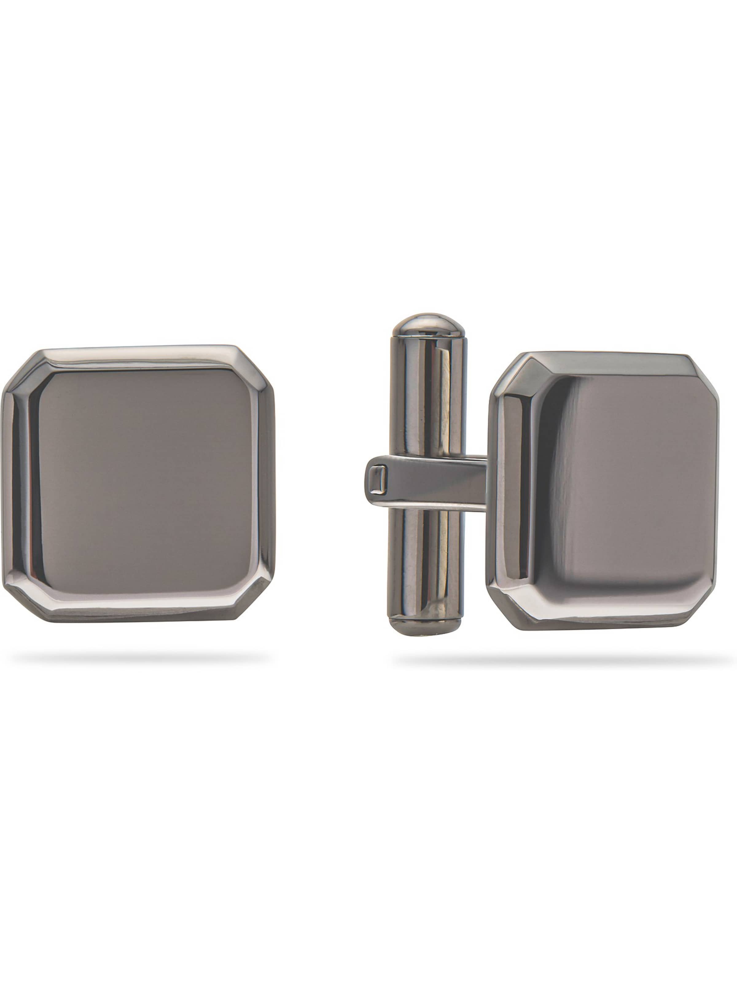FAVS Cufflinks in Silver: front