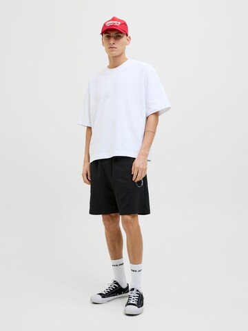 JACK & JONES - Pierna ancha Pantalón en negro