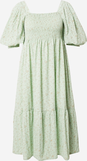 A-VIEW Obleka 'Cheri' | pastelno zelena / oranžna barva, Prikaz izdelka