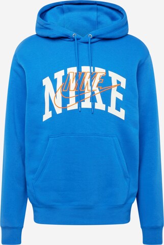 Nike Sportswear Sweatshirt 'CLUB' in Blau: predná strana