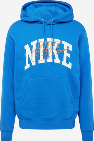 Nike Sportswear Sweatshirt 'CLUB' in Blauw: voorkant