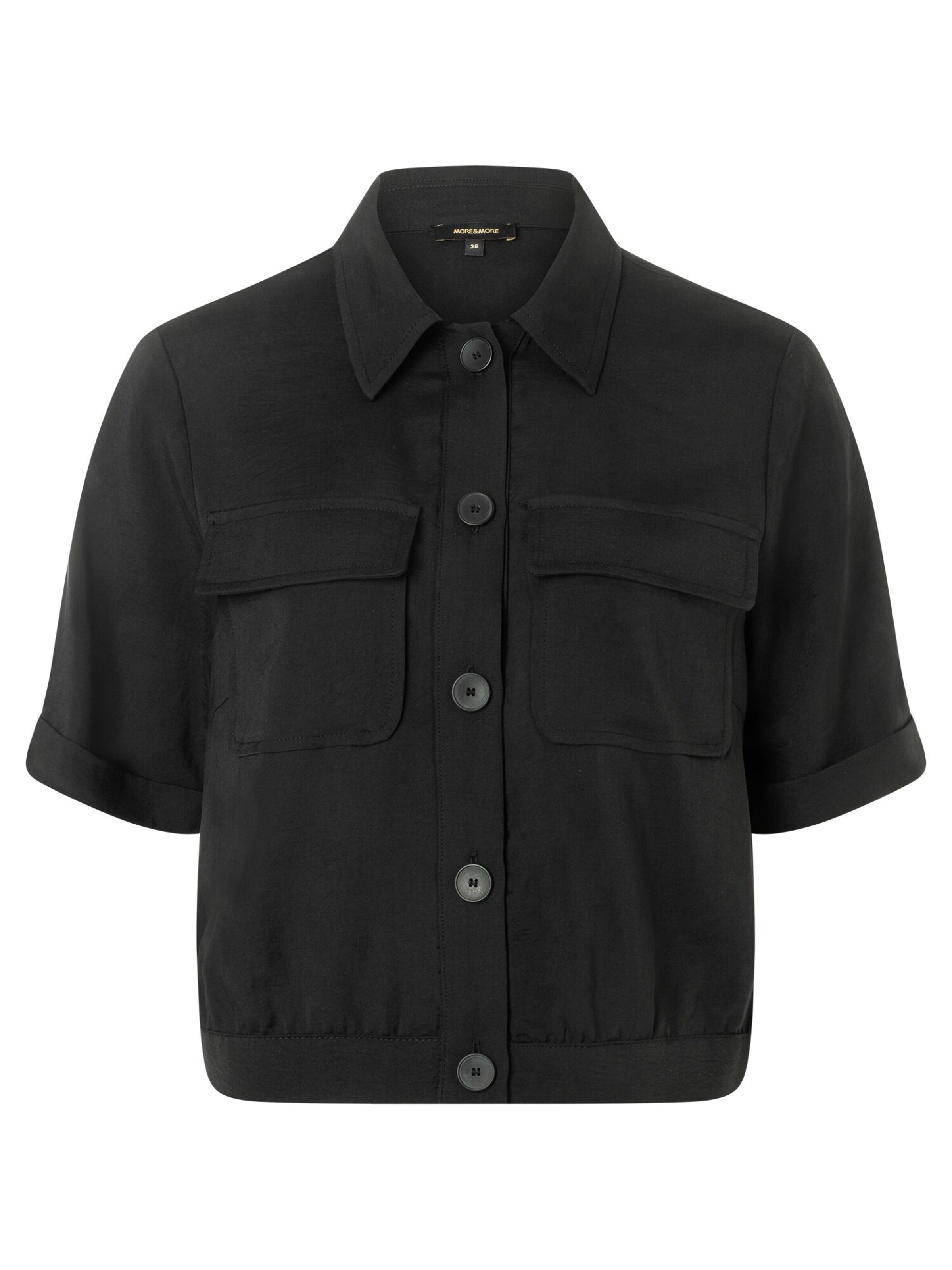 MORE & MORE Blouse in Black: front