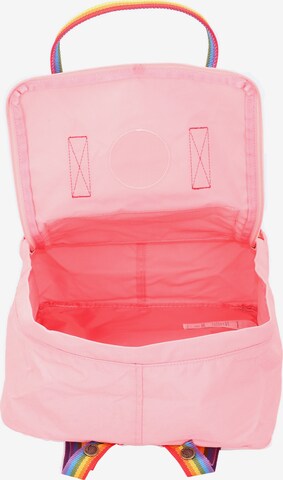 Fjällräven Backpack 'Kanken Rainbow' in Pink