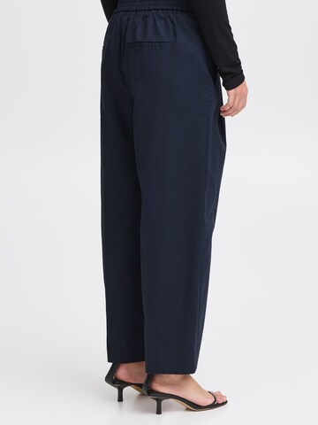 Loosefit Pantalon ' IHUNICA ' ICHI en bleu