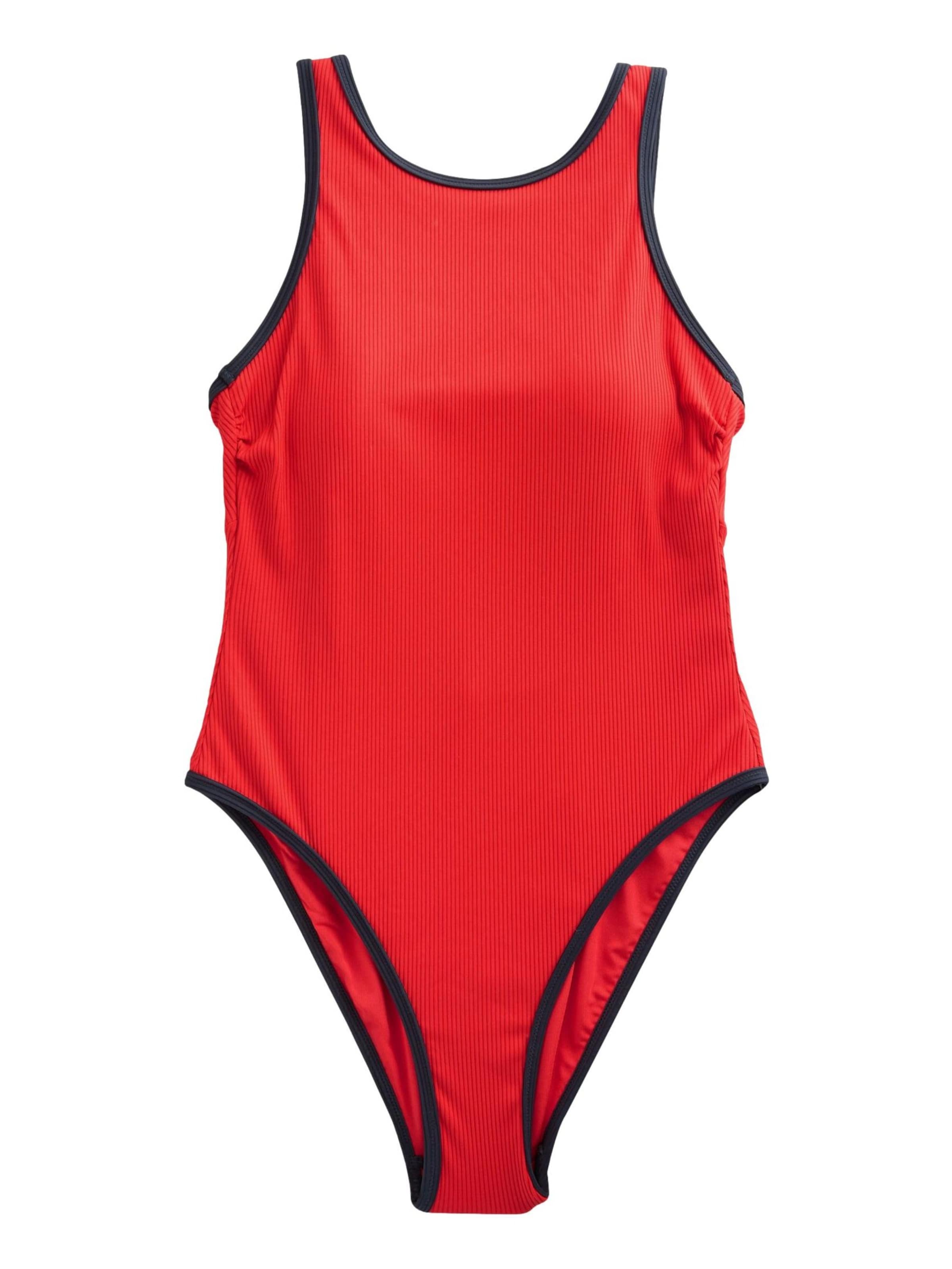 Next Korzet Jednodielne plavky - Červená: predná strana