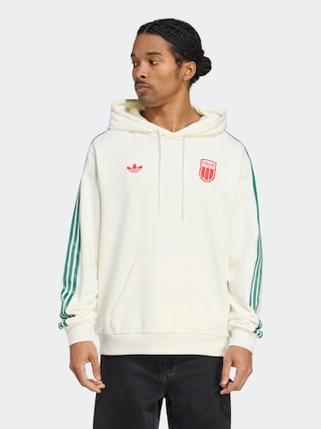 ADIDAS PERFORMANCE Athletic Sweatshirt 'FIGC' in White: front