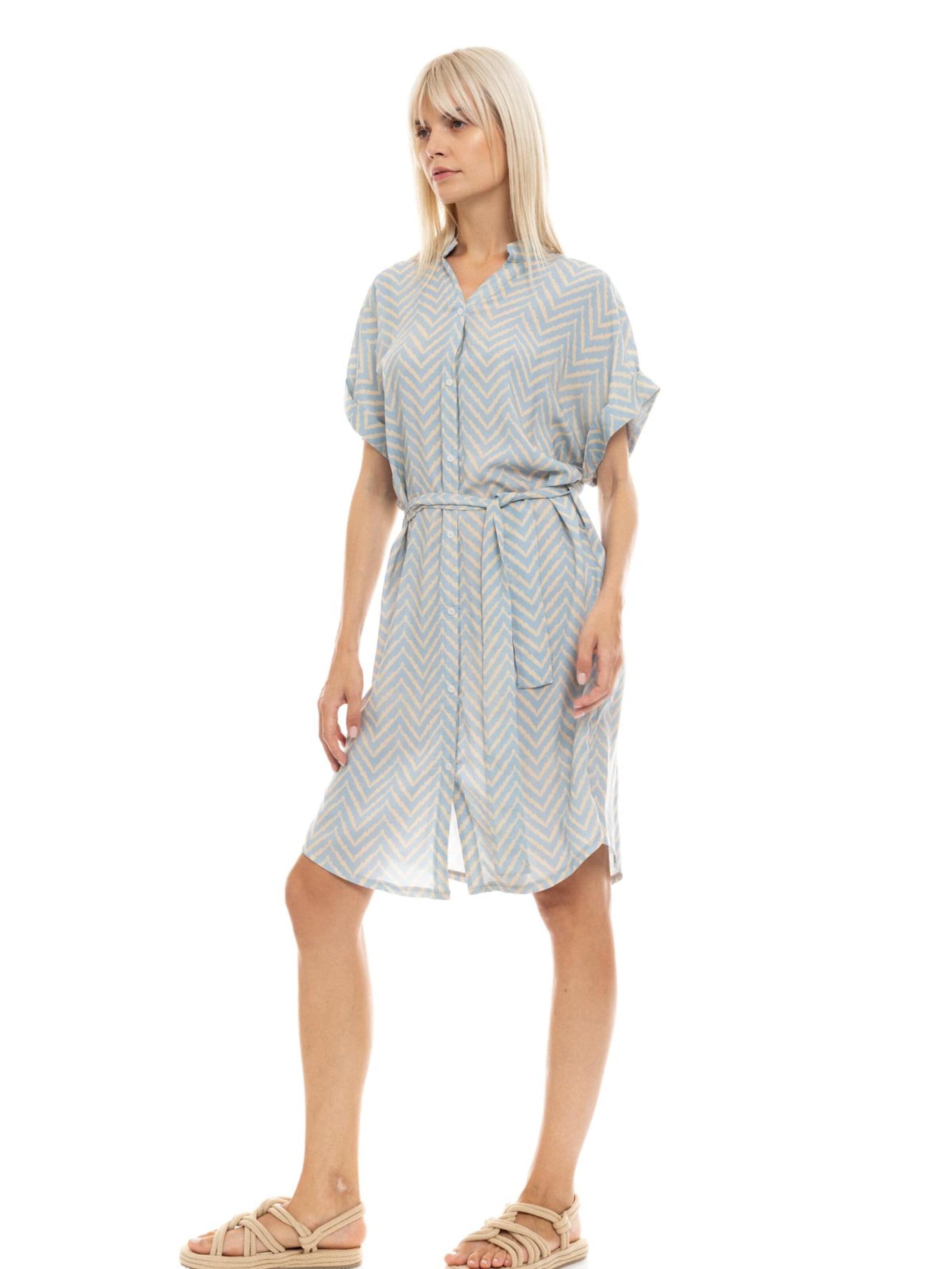 Pink Label Zomerjurk 'BEACHWEAR CABANA' in Blauw