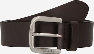 Ceinture REPLAY en marron : devant