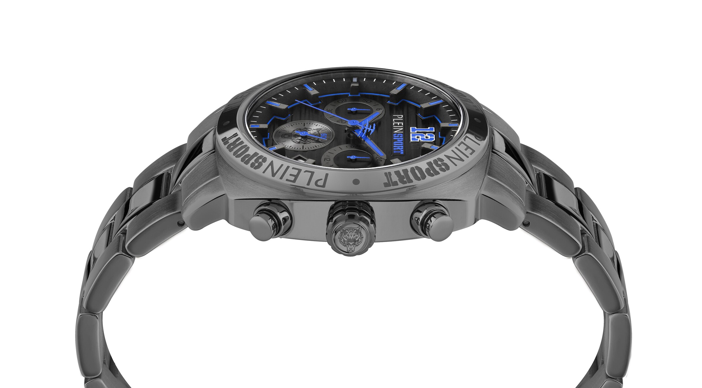 Plein Sport Analog Watch 'Wildcat' in Grey