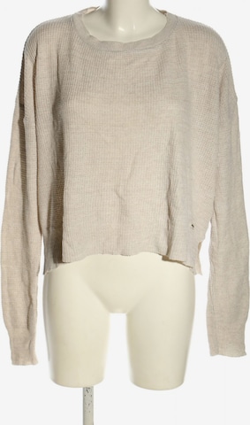 Double Agent Strickpullover in M in Beige: front