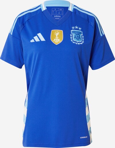 ADIDAS PERFORMANCE Sportiska stila krekls 'Argentina 24 Away', krāsa - zils / pasteļzils / Zelts / balts, Preces skats