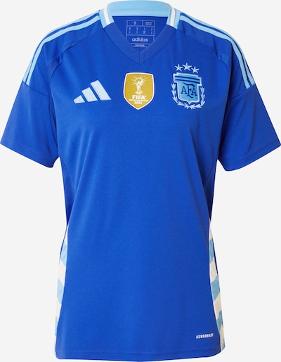ADIDAS PERFORMANCE Camiseta de fútbol 'Argentina 24 Away' en azul / azul pastel / oro / blanco, Vista del producto