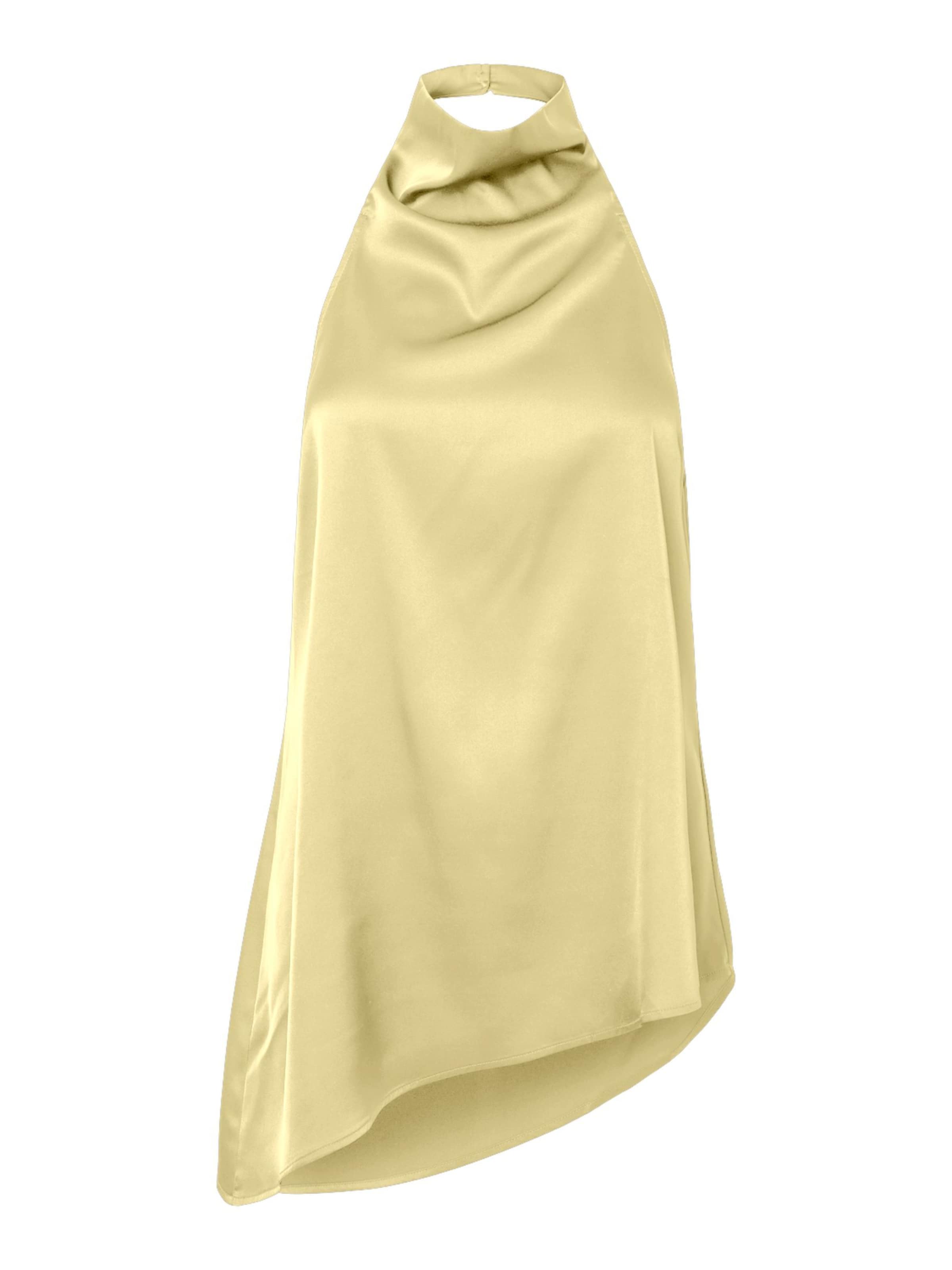 Top 'PCFesta' di PIECES in giallo: frontale