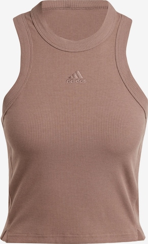 ADIDAS SPORTSWEAR Sports top in Brown: front