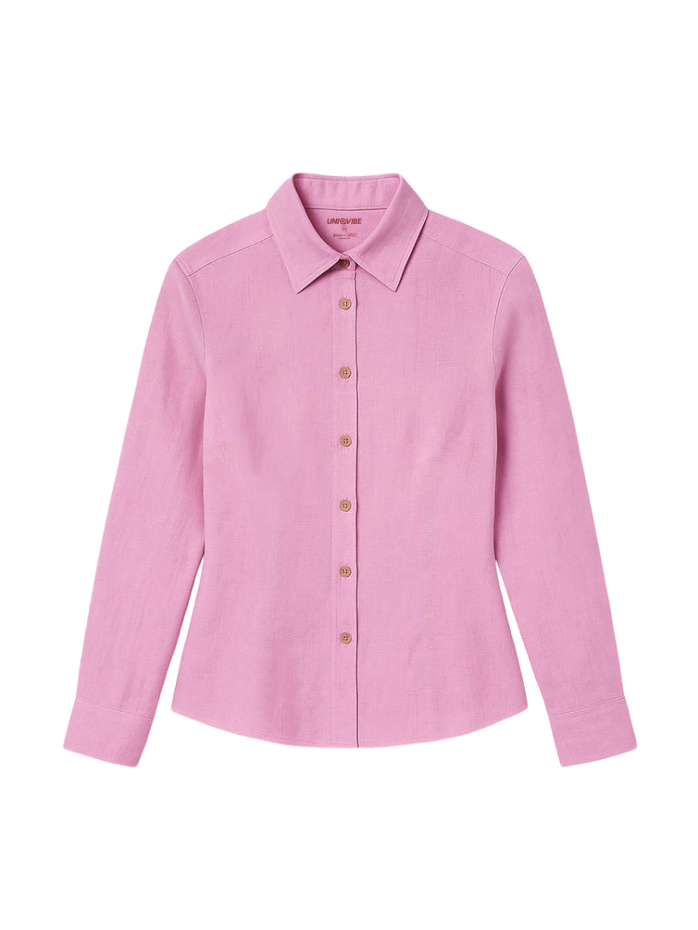 UNIQVIBE Bluse in Pink: Vorderseite