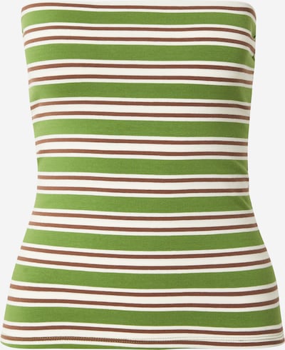 Palaidinė be rankovių iš TOPSHOP, spalva – ruda / žalia / balta, Prekių apžvalga