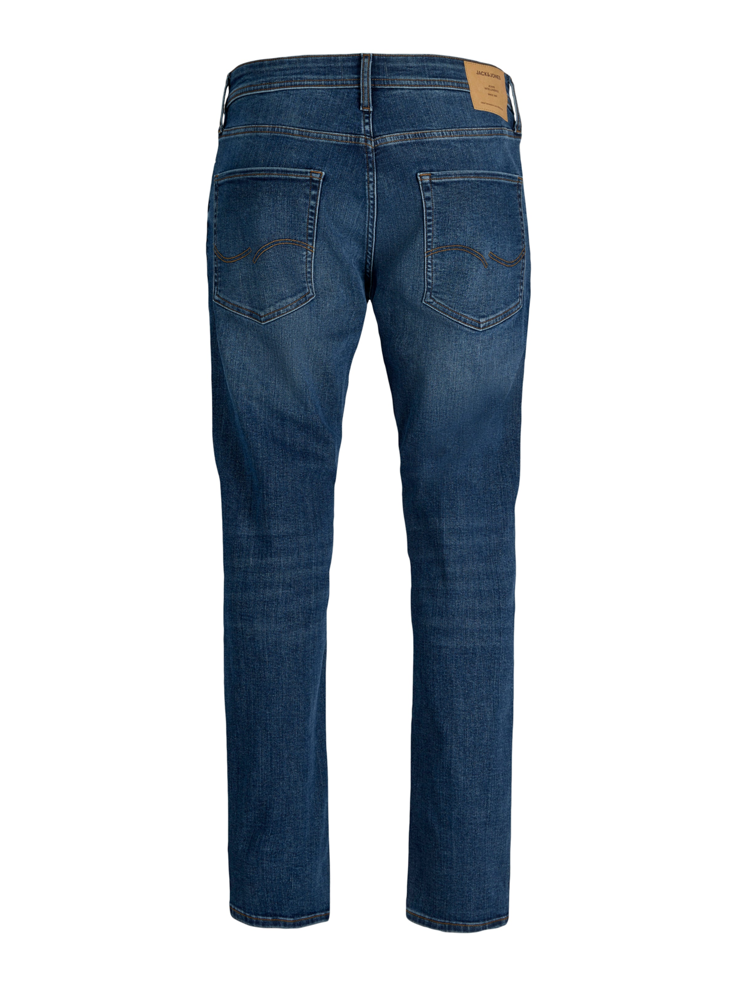 JACK & JONES regular Jeans 'JJIMIKE JJORIGINAL' i blå