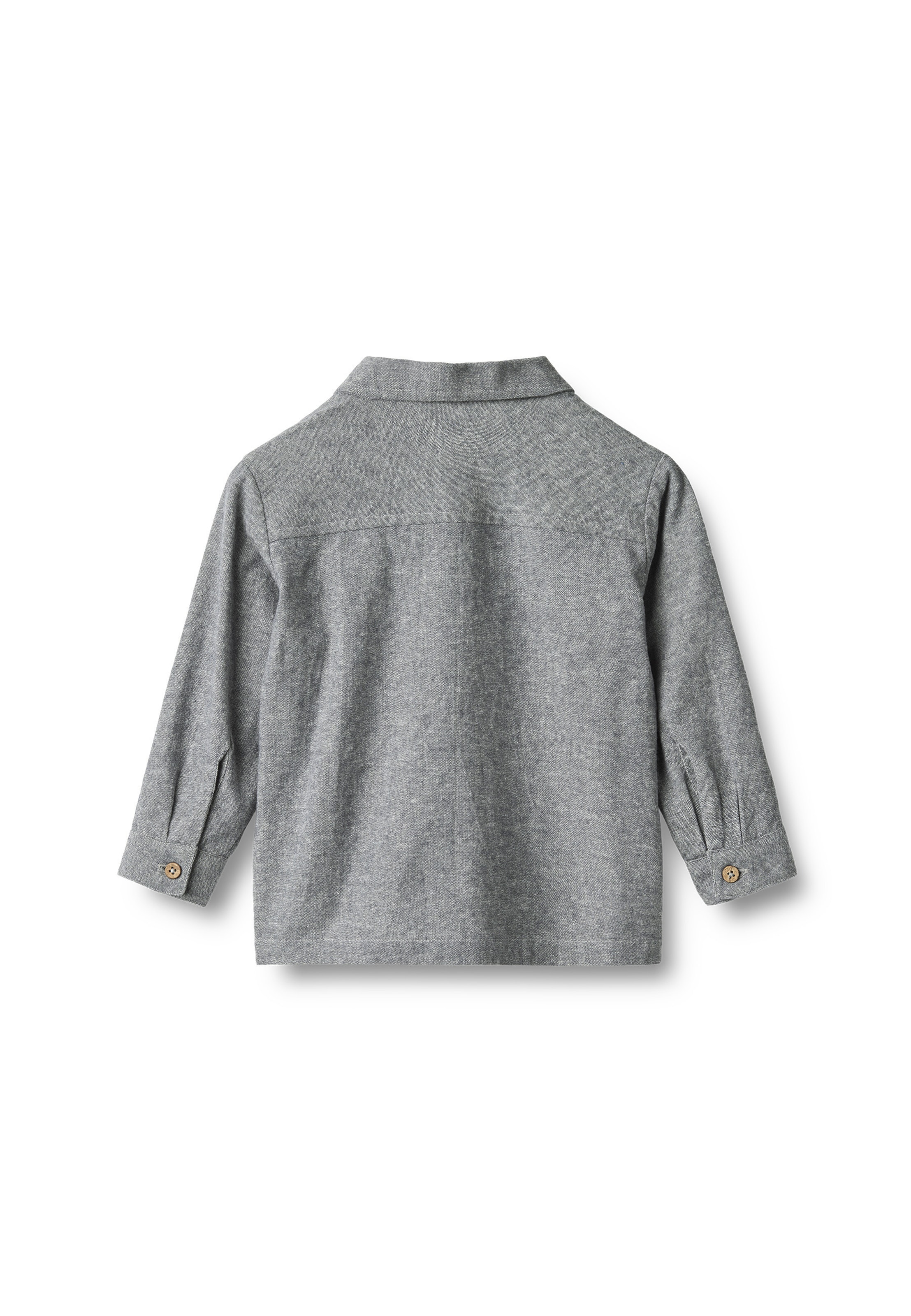 WHEAT Regular Fit Hemd 'Oscar' in Grau