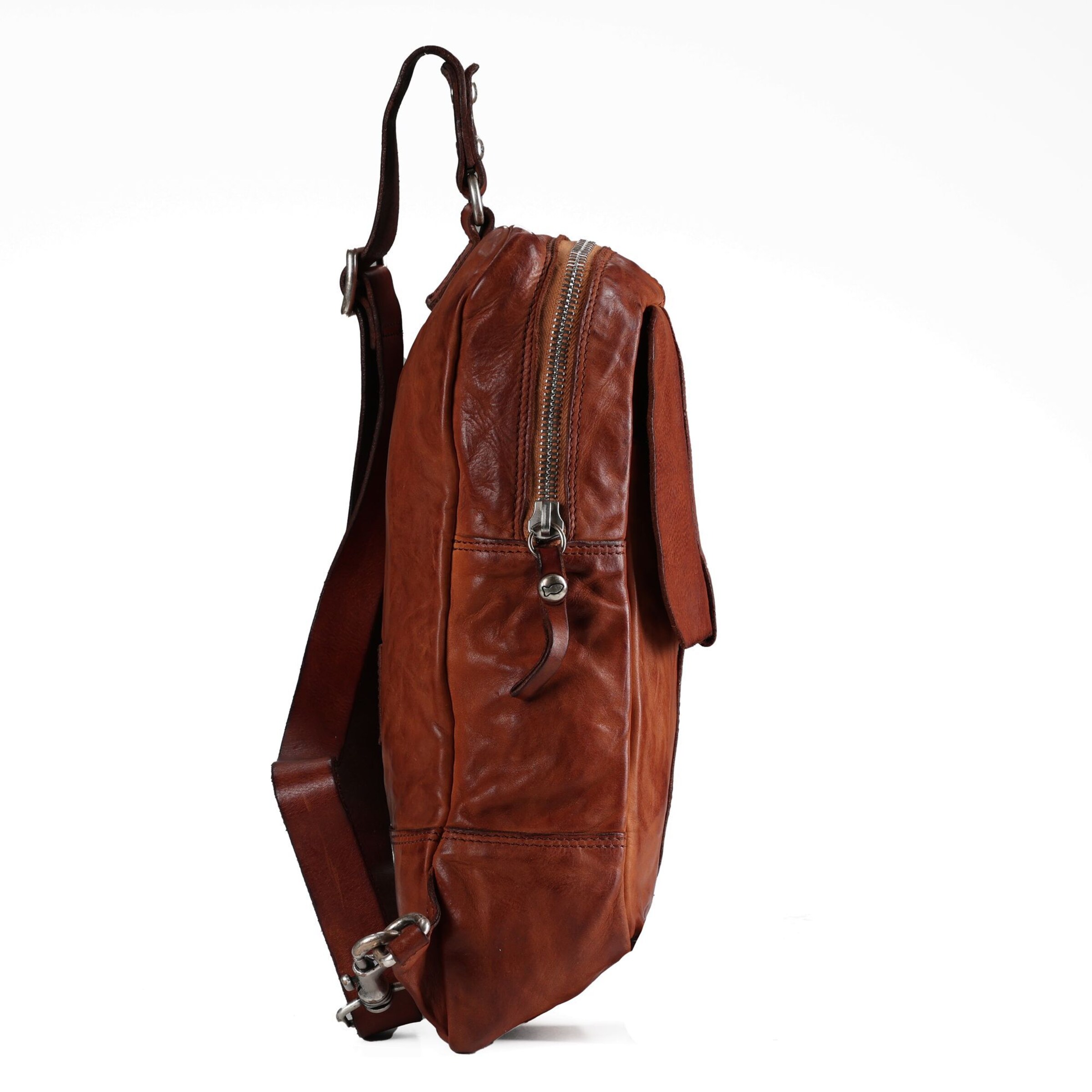 Campomaggi Schoudertas 'Avocado' in Bruin