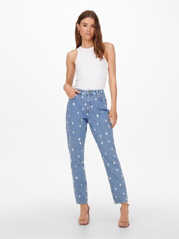 ONLY regular Jeans i blå