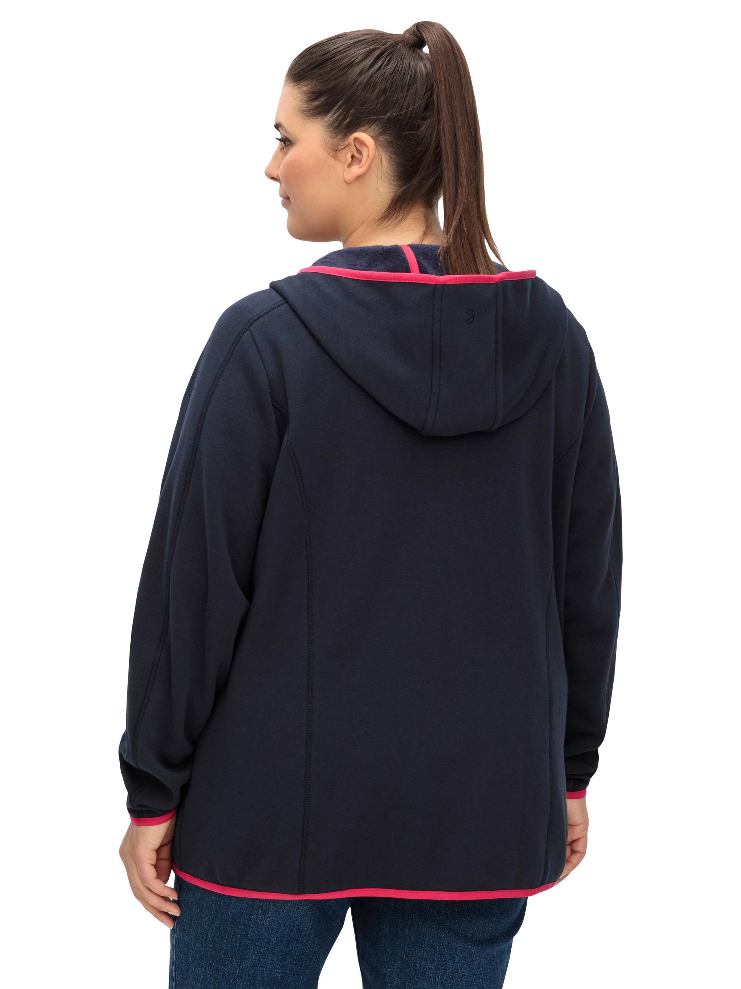 SHEEGO Fleecová mikina – modrá