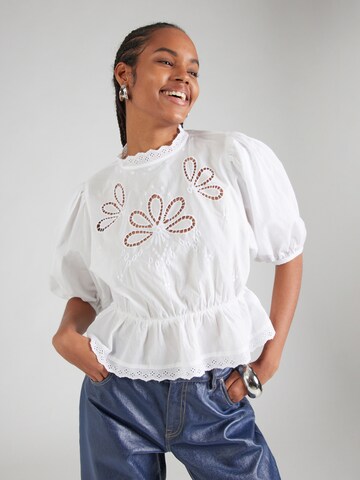 Camicia da donna di Gina Tricot in bianco: frontale