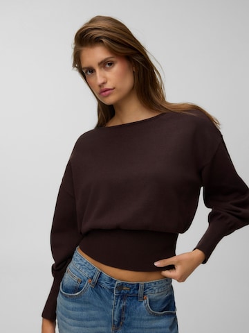 VERO MODA - Jersey 'VMRaye' en marrón: frente