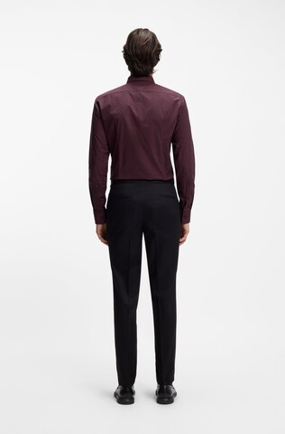 HUGO Regular fit Button Up Shirt 'Kenno' in Red