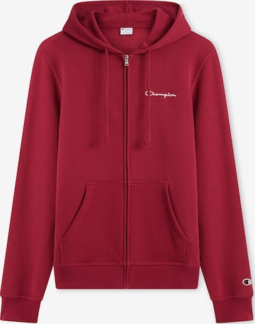 Champion Sweatjacke in Rot: Vorderseite