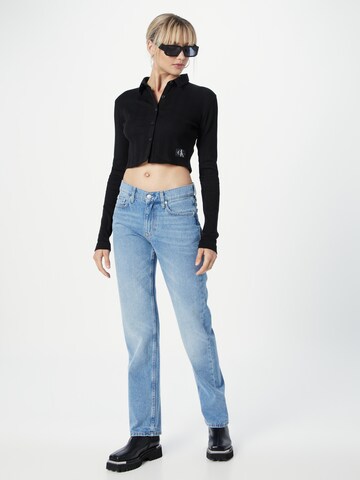 melns Calvin Klein Jeans Blūze
