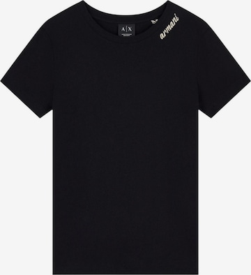 Maglietta di ARMANI EXCHANGE in nero: frontale