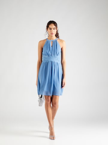 VILA Sukienka koktajlowa 'MILINA' w kolorze niebieski