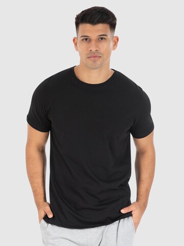 Smilodox T-Shirt 'Karry' in Schwarz: Vorderseite