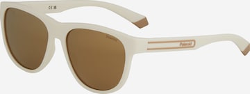 Polaroid Solglasögon i vit: framsida