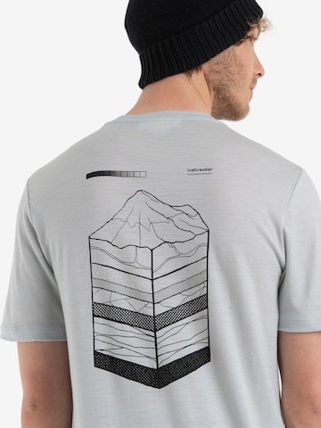 pilka ICEBREAKER Marškinėliai 'Mountain'