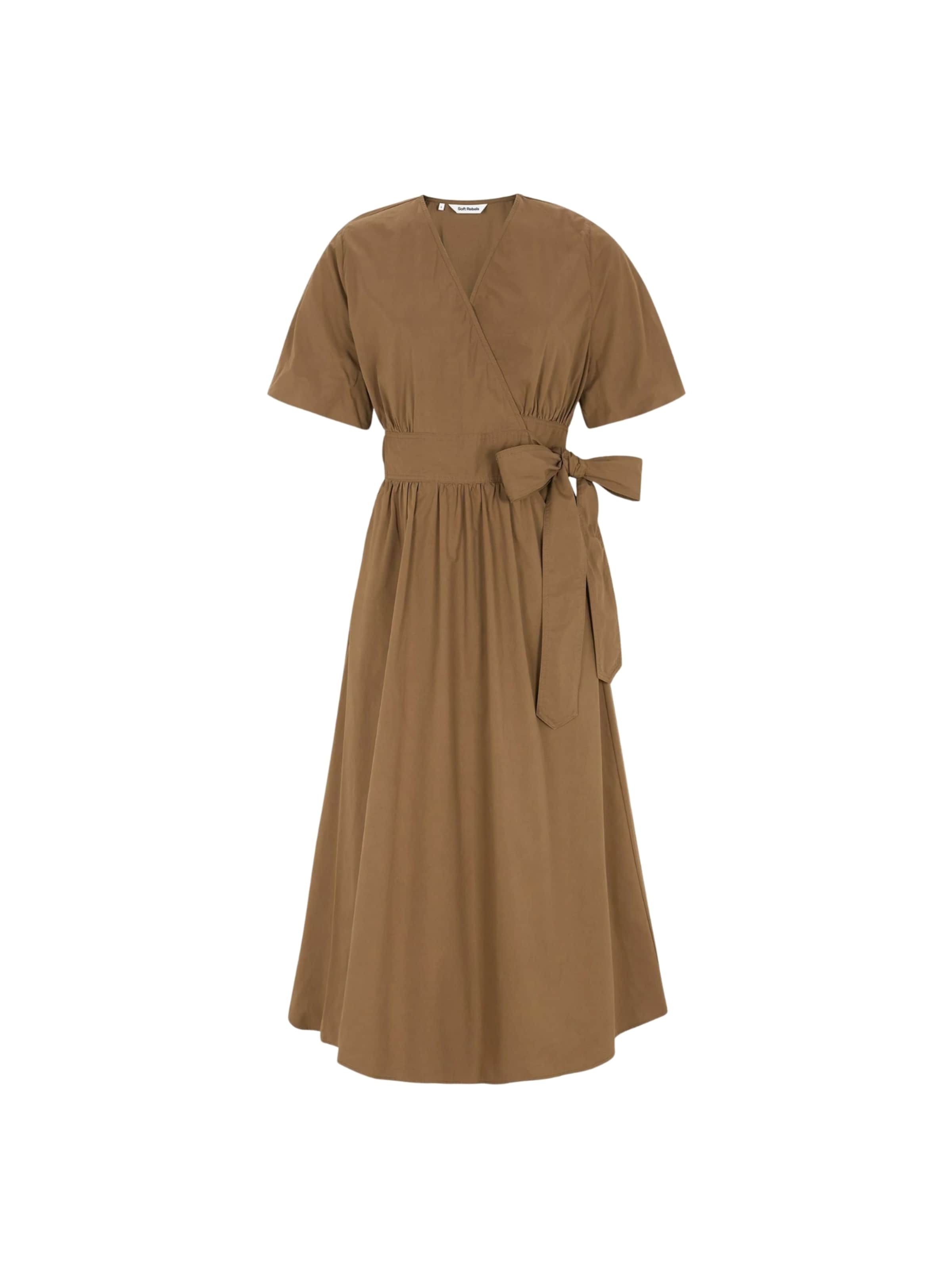 Soft Rebels Dress ' SRHalen ' in Dark brown, Item view