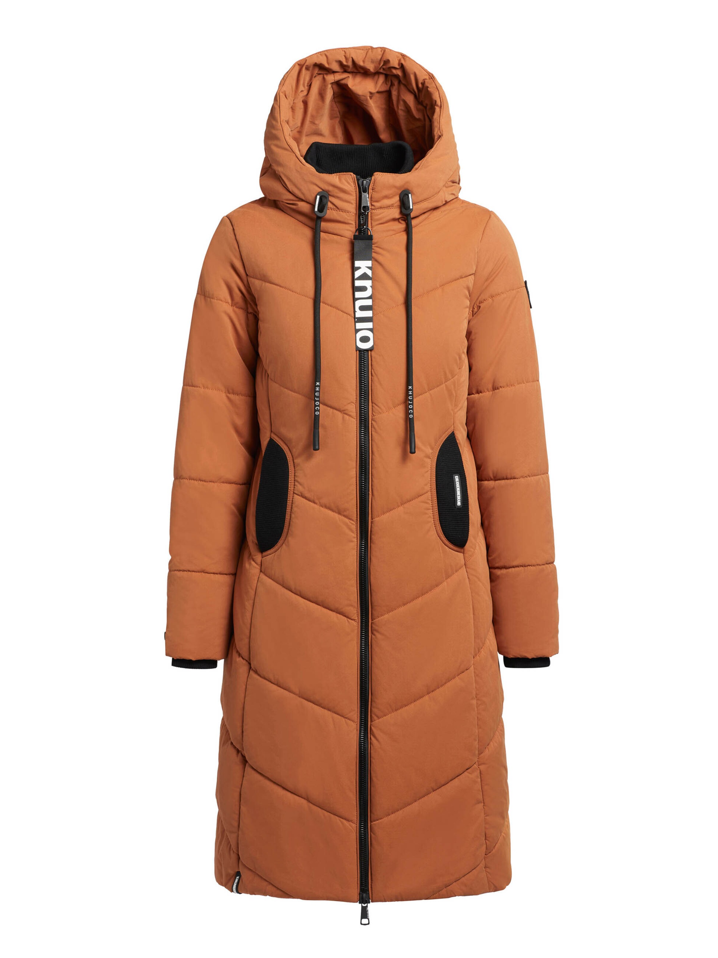 khujo Talvemantel 'Aribay4 Peached', värv pruun: eest vaates