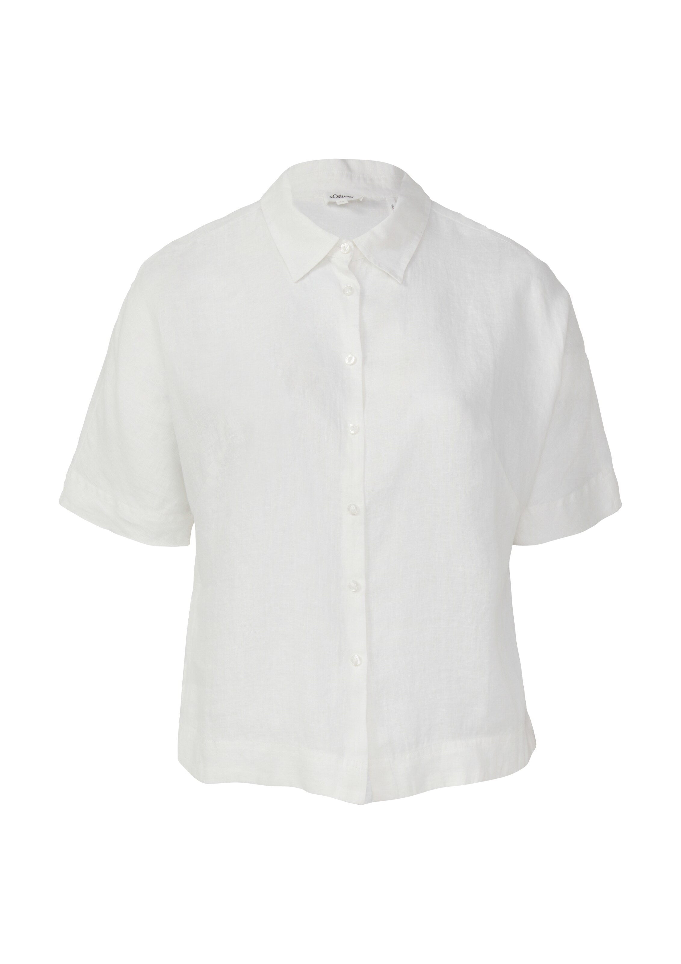 s.Oliver Blouse in Wit: voorkant