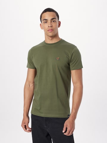 Iriedaily Μπλουζάκι 'Peaceride' σε πράσινο: μπροστά